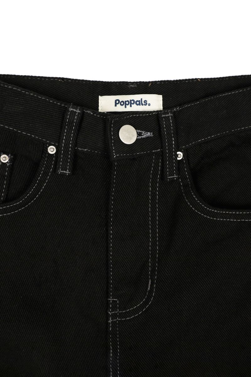 Balloon Pintuck Pants [Black]