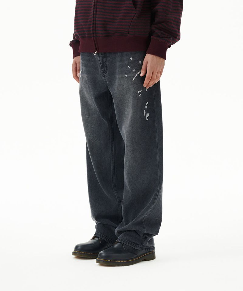 mahagrid（マハグリッド）の「EMB SPLATTER DENIM PANT（Pants）」