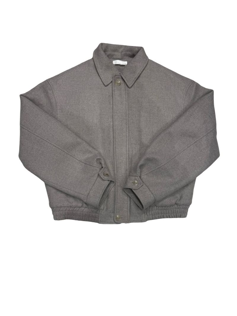 Span Harrington Cropped Wool Jacket (2 Colors)