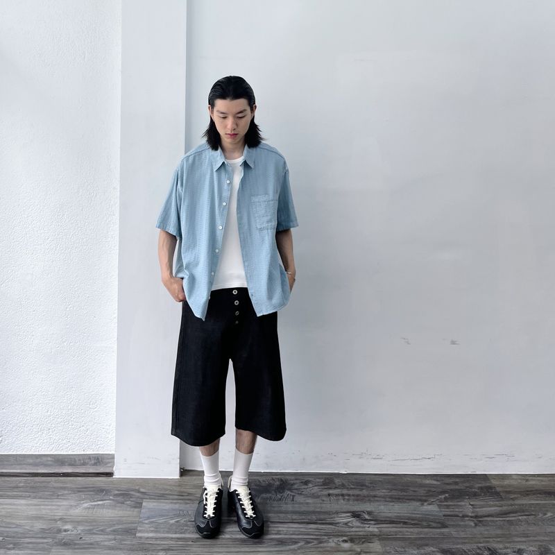 Vertical Line Boxy Shirt
