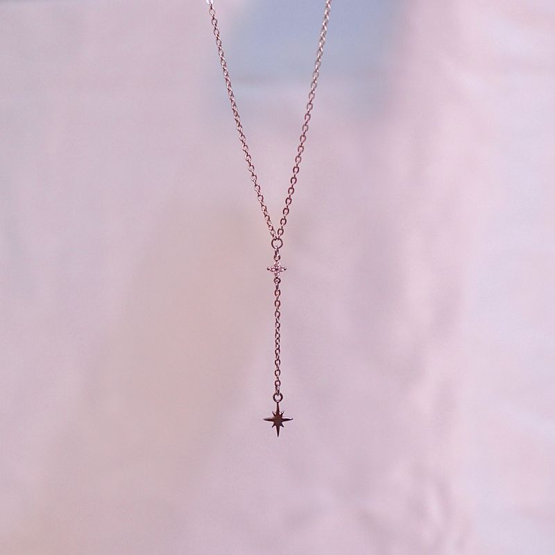 y shape necklace
