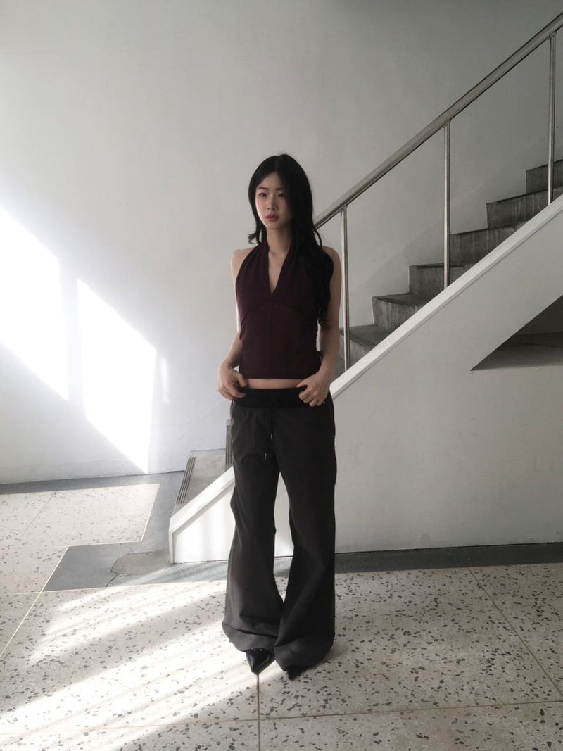 summer banding pants