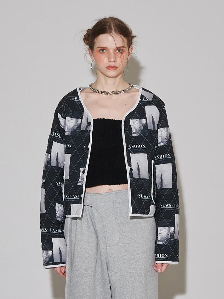 GATELESS（ゲートレス）の「MAGAZINE QUILTING JACKET（Jackets/Outerwear）」