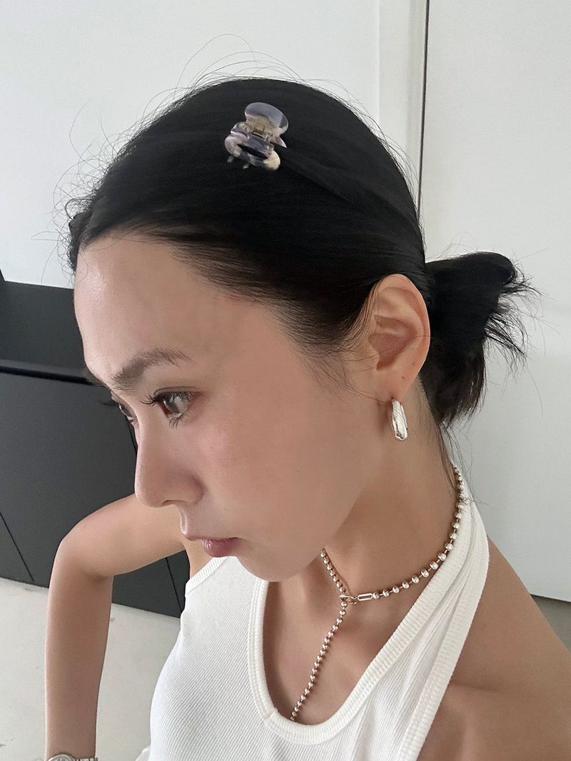Mini hole hair clip (3color)
