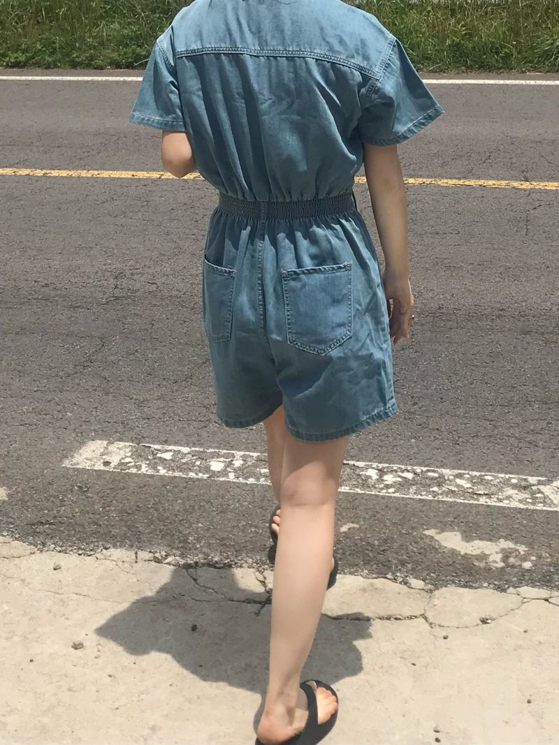 Marina denim jumpsuit