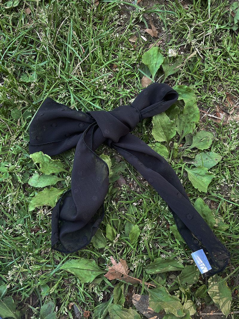 Tiny Dot Scarf (black)
