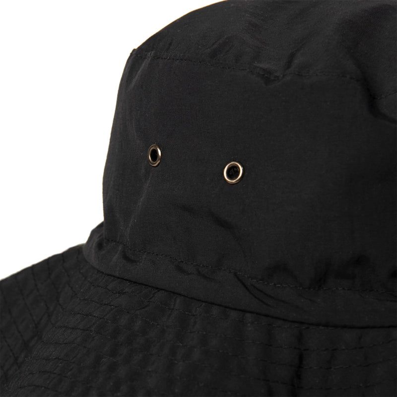FLARE STRING BOONIE HAT [BLACK]