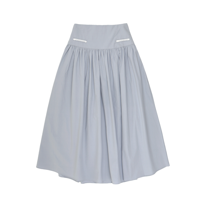 TIDY FLARE LONG SKIRT (2 COLORS)