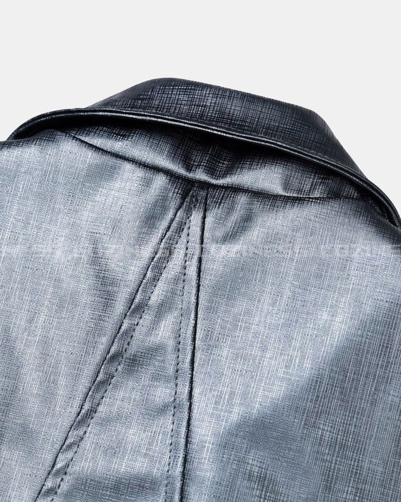 ENOC Square Winkle Leather Jacket (2 colors)