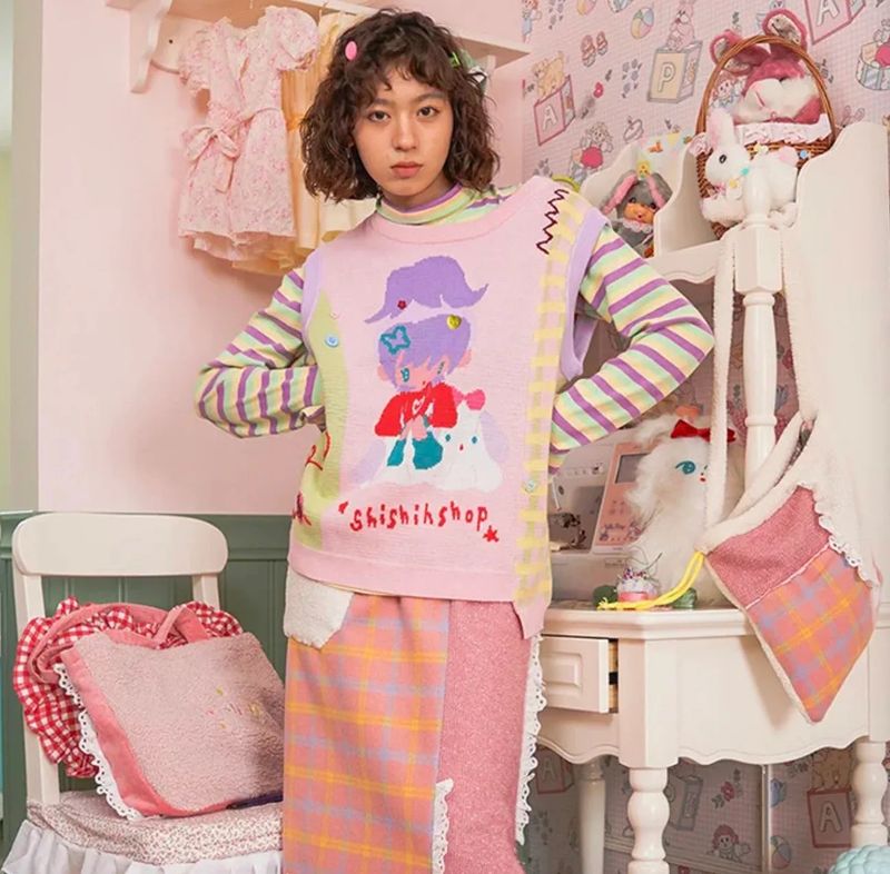 shishihshop（シーシーショップ）の「ニットトップ（トップス）」