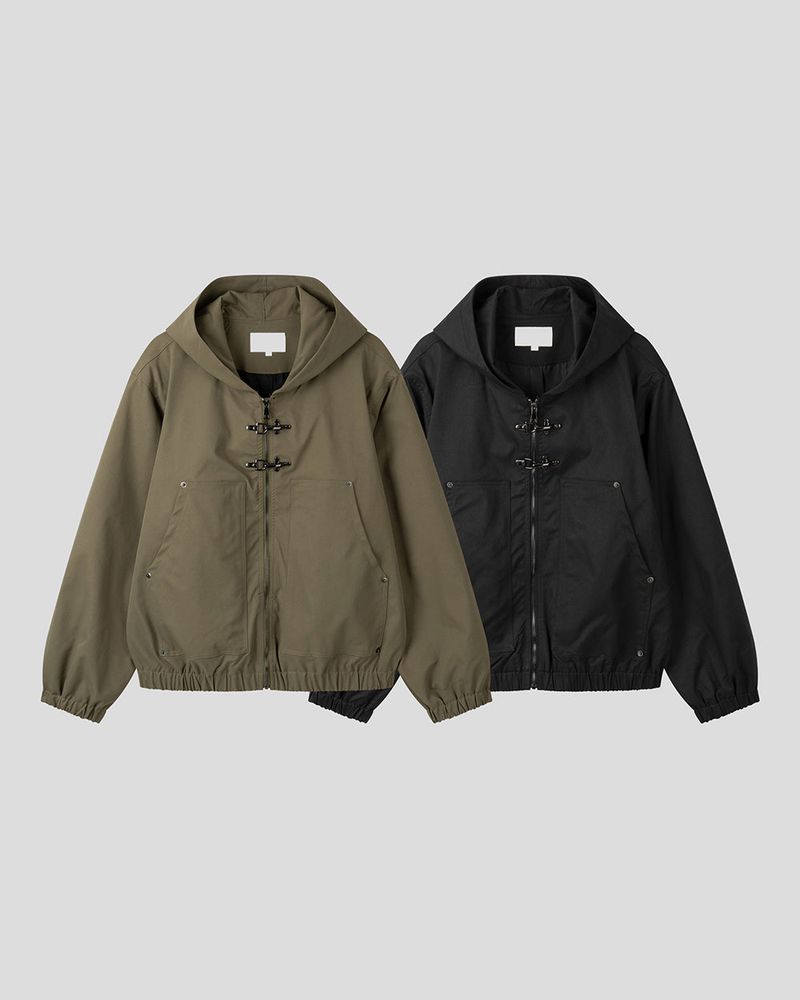 Lexer Fireman Buckle Hooded Jacket