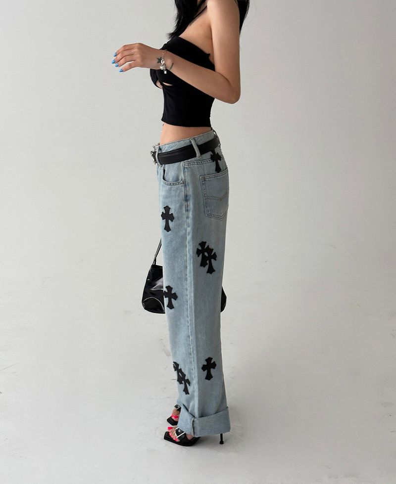 Christian Patch Jeans