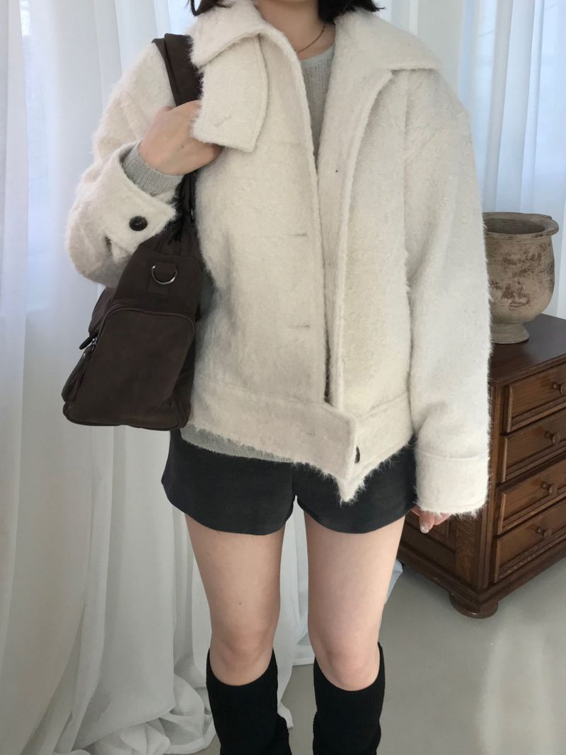 Prim high-neck jacket (2 colors)