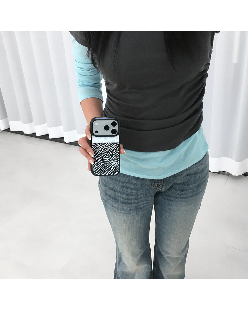 [MADE] Wild Zebra  Lace phone case