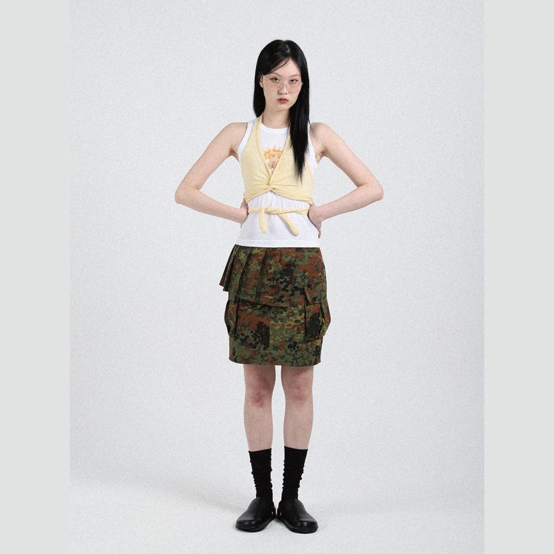 cottonrebirthclub（コットンリバースクラブ）の「カーゴスカート (カモフラージュ)（スカート）」