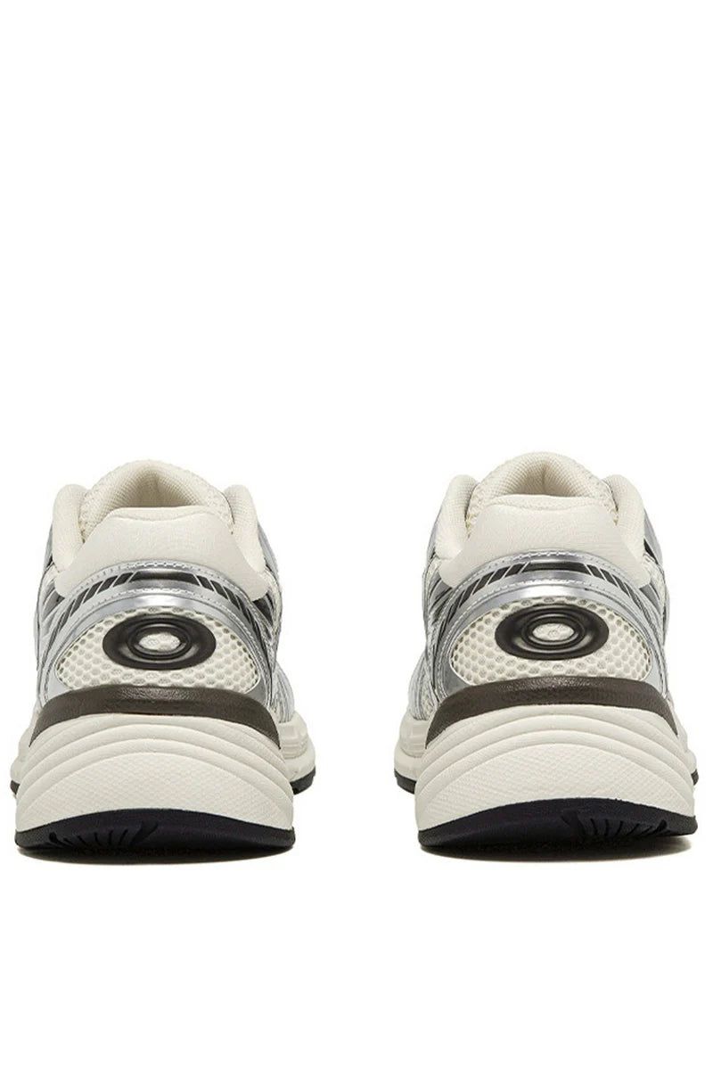 Silver Chunky Dad Sneakers