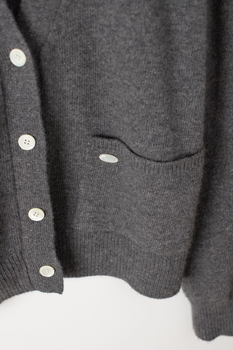 Loose cardigan (Grey)