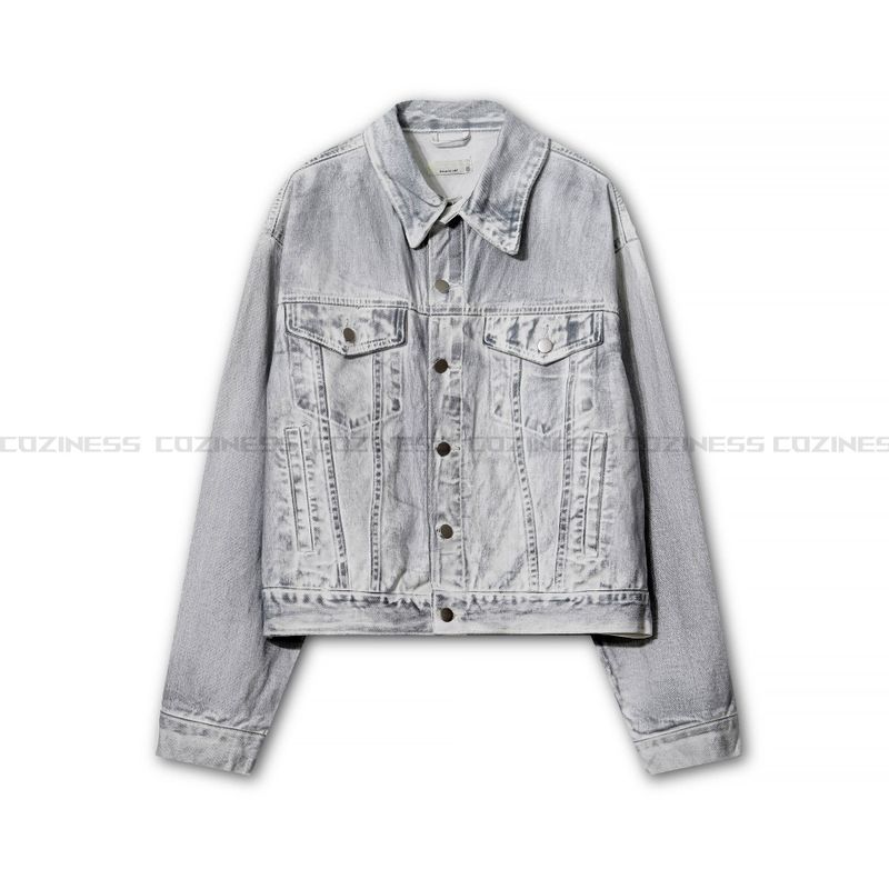 RU8315 Washing Denim Jacket (2 colors)
