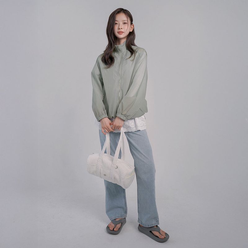 FABRIC DUFFEL BAG(WIHTE)