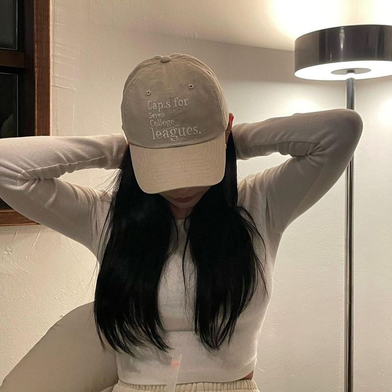 7 COLLEGE NEW WORDING BALL CAP