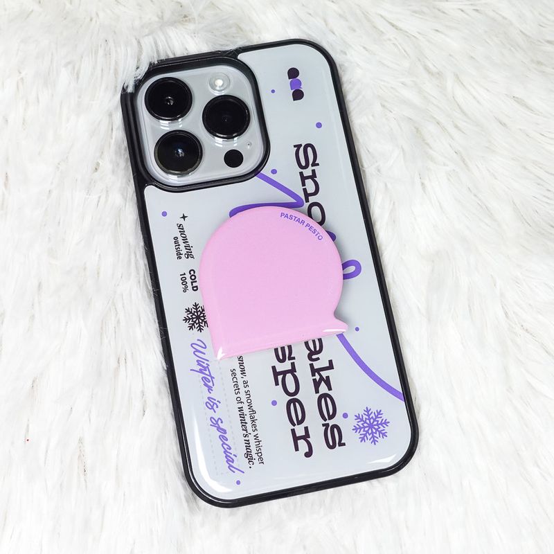 【MADE】Snow epoxy phone case(2 colors)