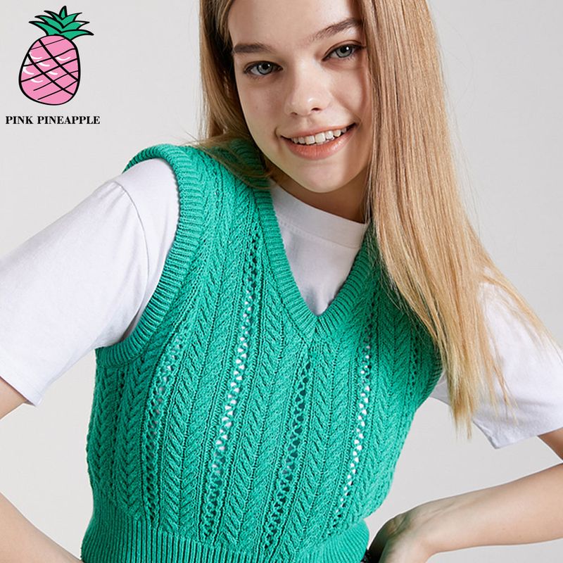 CROPPED KNIT VEST