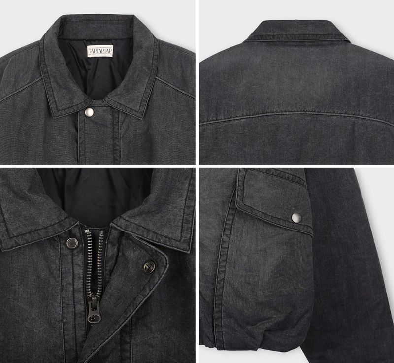 3 TAP Epic Washed Puffer Jacket
