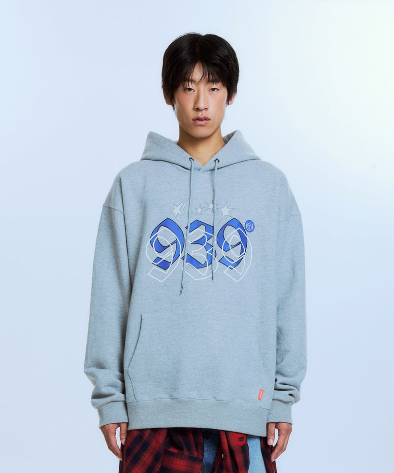 ARCHIVE BOLD（アーカイブボールド）の「939 STAR GRAPICHS HOOD (GRAY)（Tops）」