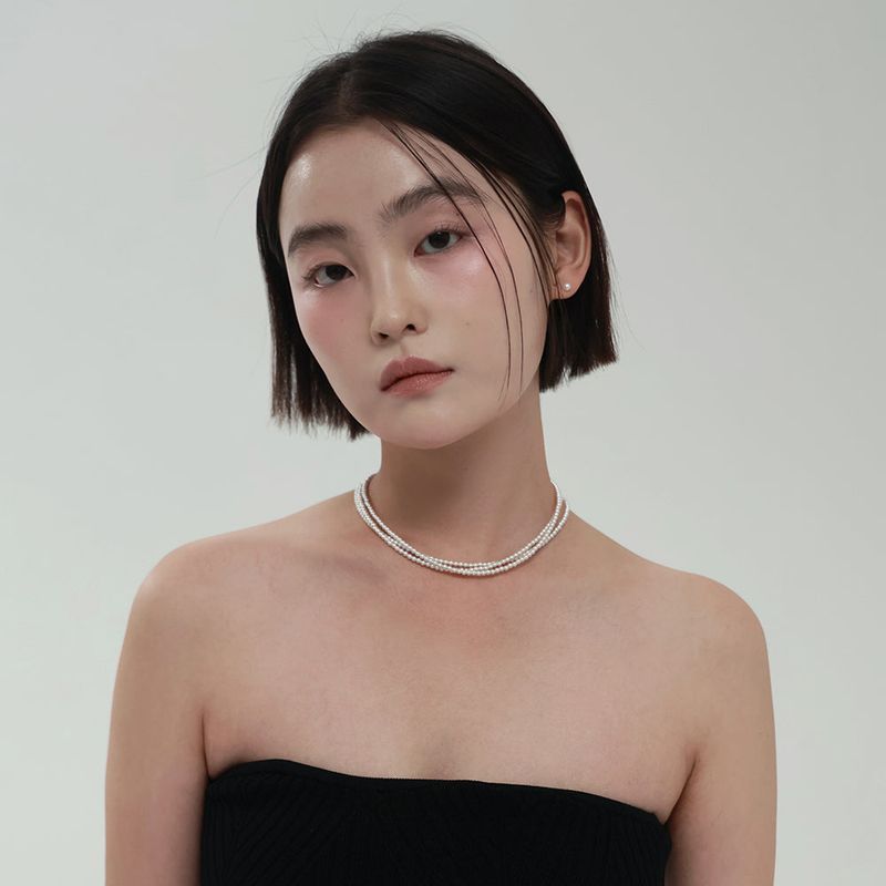 3 pearl necklace