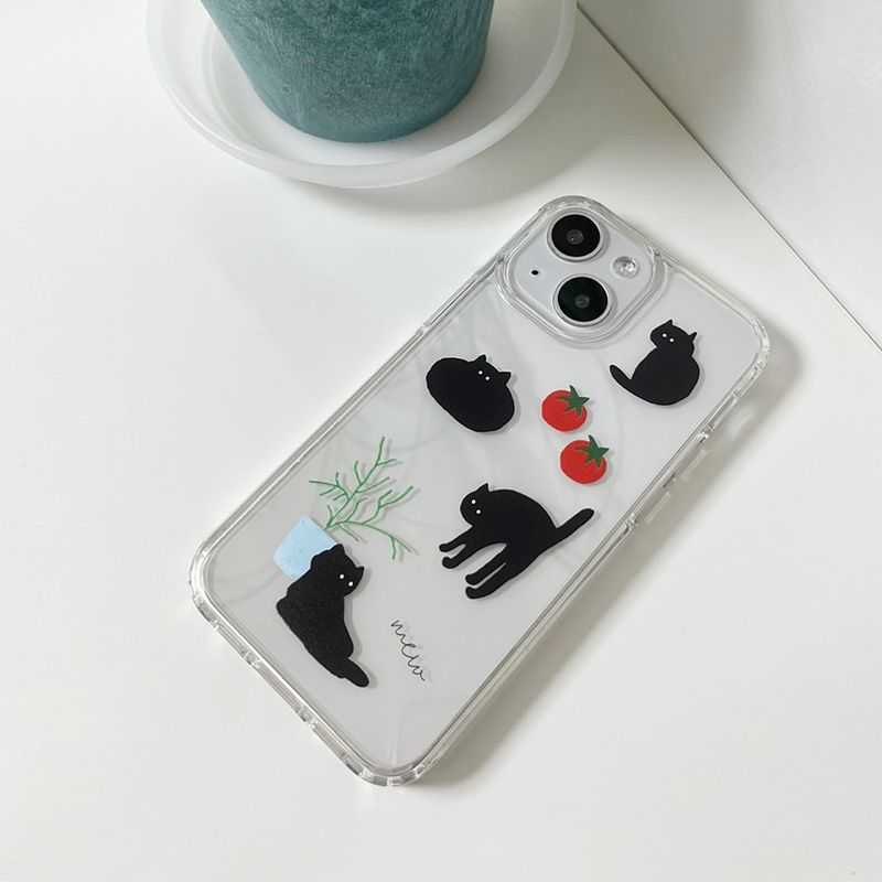 mew cat gel hard case