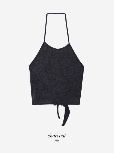 Halter Neck Layered Strap Sleeveless (4color)