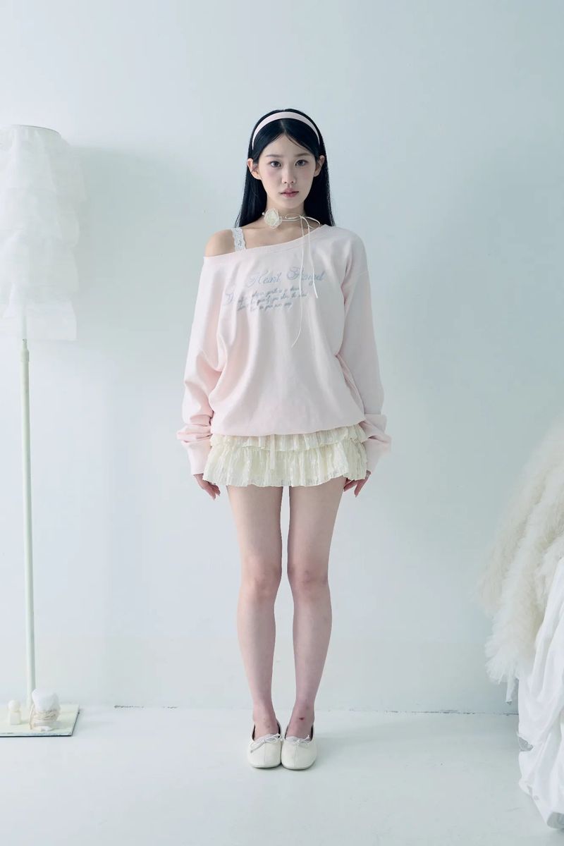 Daynee（デイニー）の「ラブブロッサムスカート(クリーム)（スカート）」