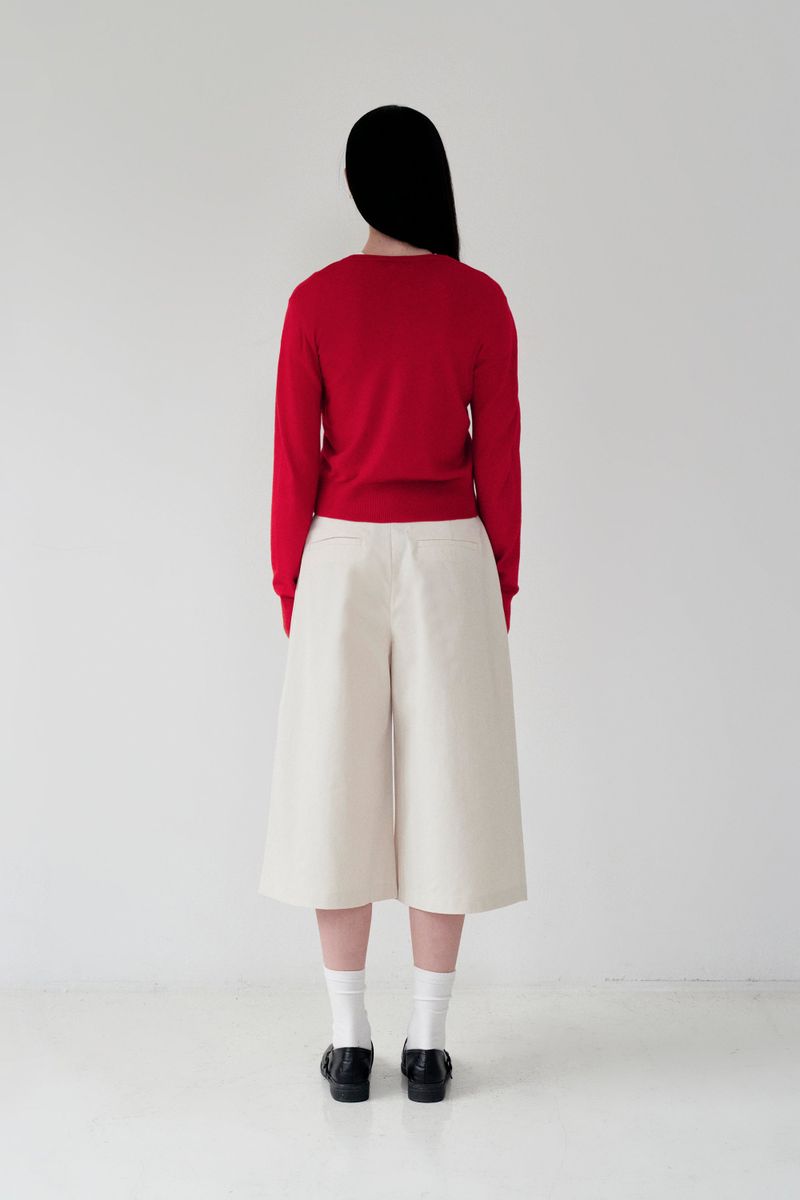 KIRSH PLAIN SOFT TOUCH CARDIGAN [RED]