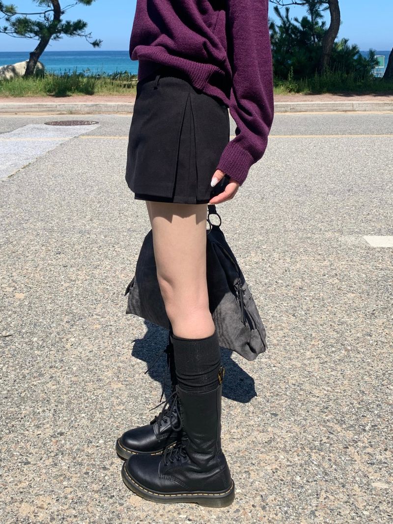 Rush Wrap Layered Short Skort (2c)