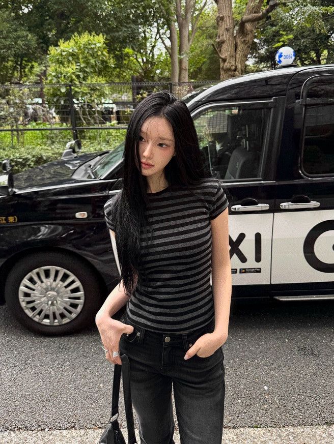 26SS★ [MADE] Tokyo Slim Tee Stripe ver.