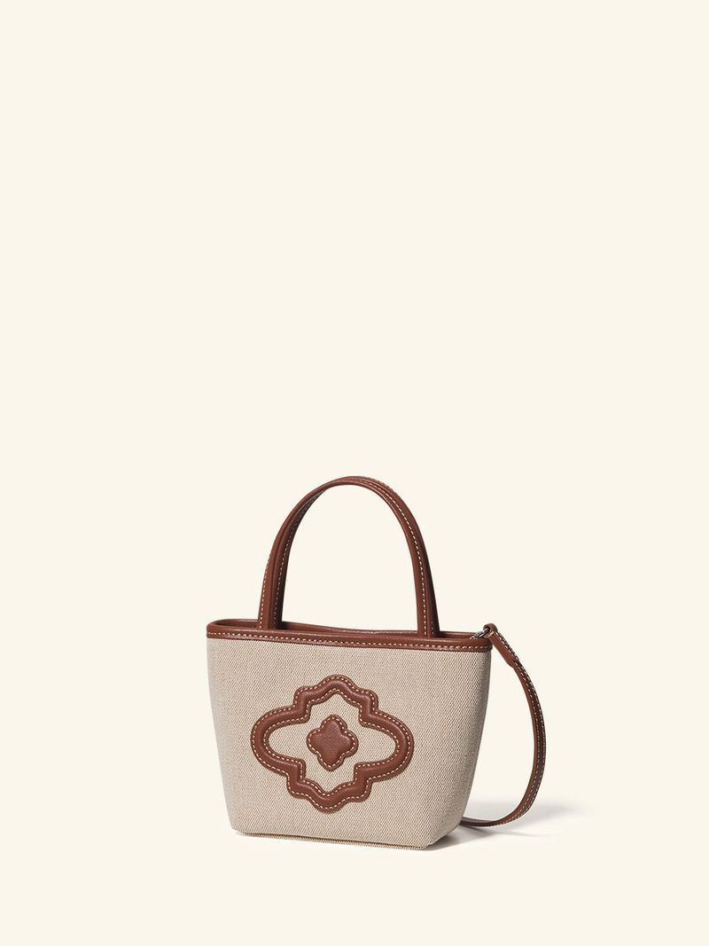 Moroccan Rose Canvas Mini Tote