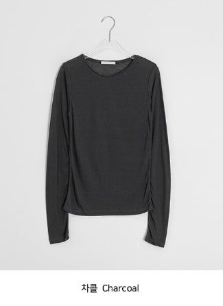 Kadohi Tencel Basic Layered Long Sleeve Tee