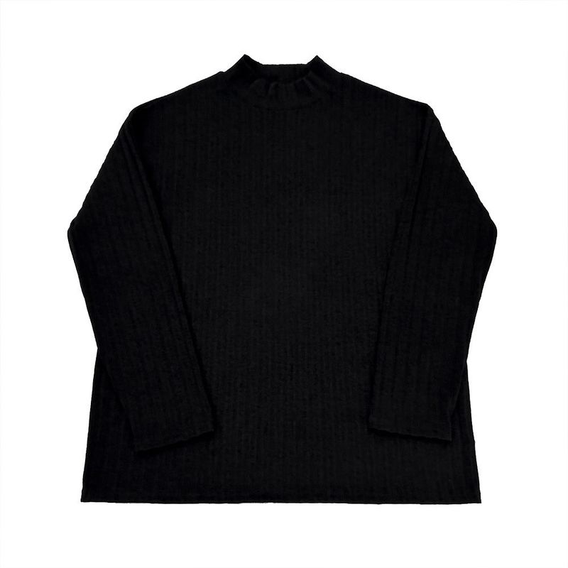 Groove Half Neck Long Sleeve