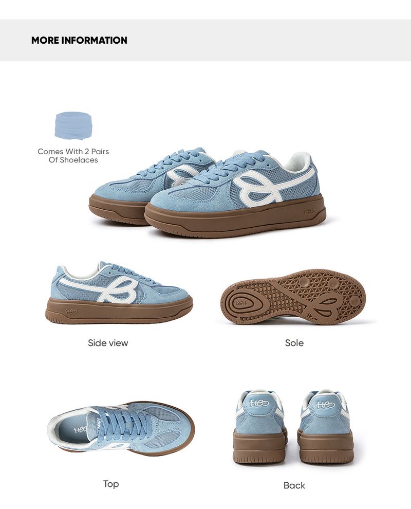 HBD Summer Breathable 5CM Elevated Retro German Training Shoes