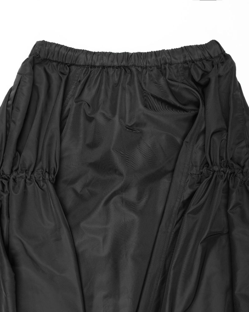  SHIRRING BACK POCKET SKIRT