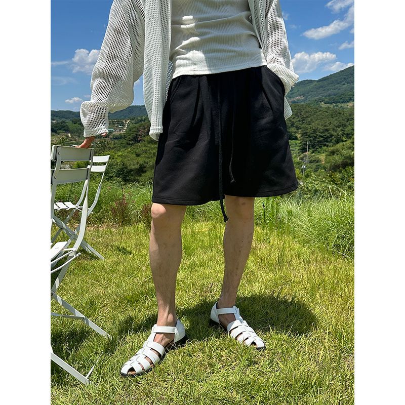 [PREMIUM] Essential pin tuck half pants (4color)