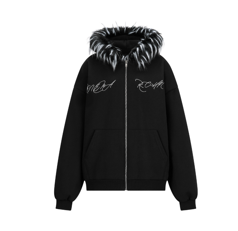 mnem（ムネム）の「[mnem] Skunk Fleece Hoodie Zip-Up（Tops）」