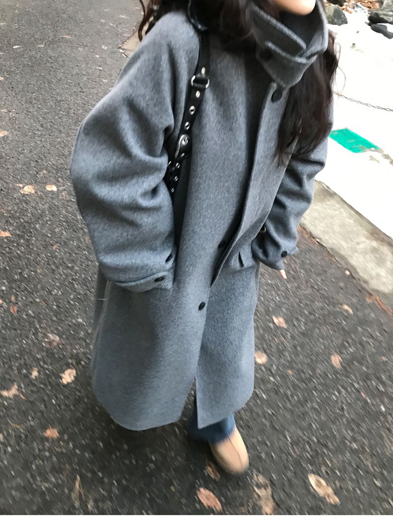 レオンウールロングコート