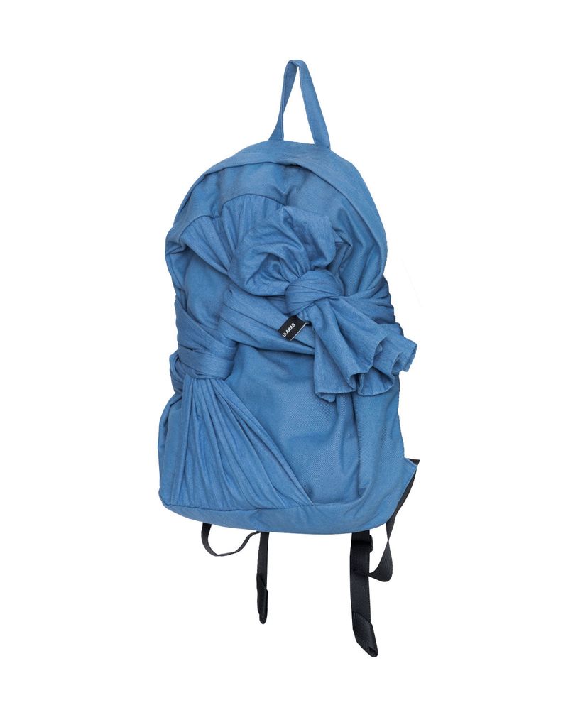 Knotted Backpack (Denim-Sky Blue)