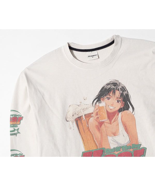 RG Hear the Bubble EC Washed Long Sleeve (Ecru)