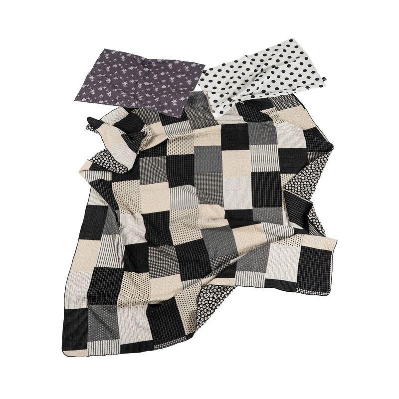 Patchwork Reversible Cotton Summer Blanket - L Size
