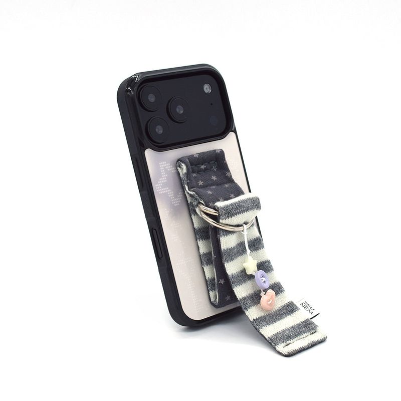 SUN CASE BUTTON BELT IVORY