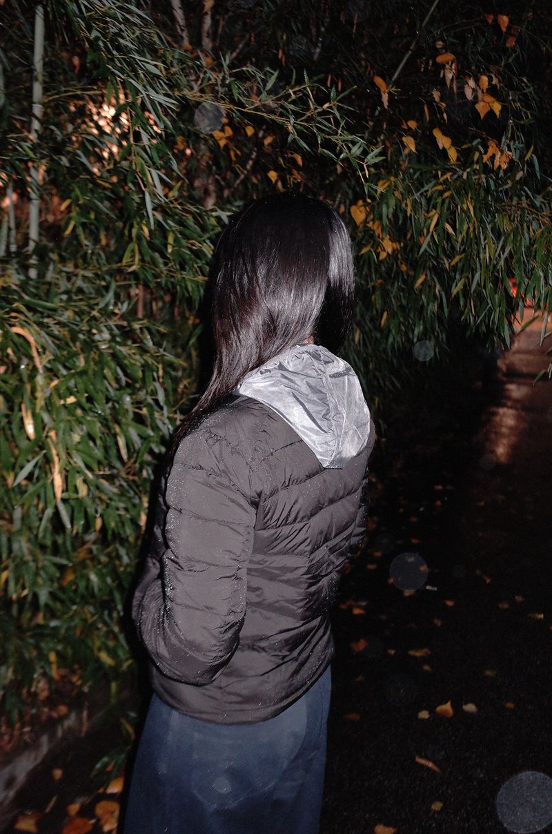 Symbol Logo Puffer Jacket Black