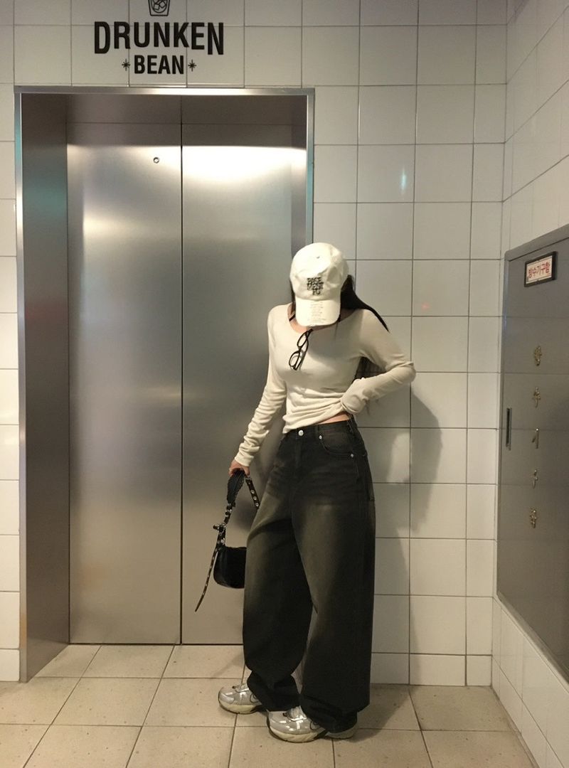 [MADE] BALLOON AND WIDE DENIM PANTS
