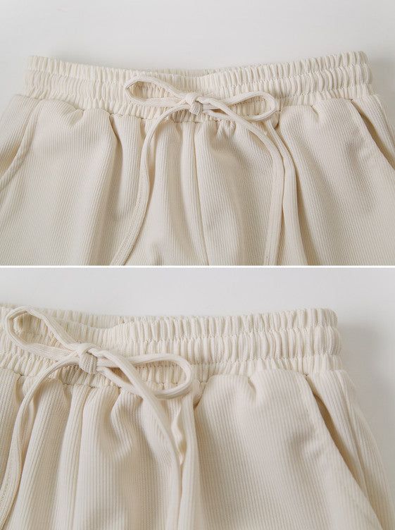 #Daily Rib Wide Training Pants (2color)
